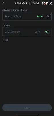 مرحله 10: انتقال ارز دیجیتال از تراست ولت به نوبیتکس