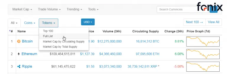 مرحله سوم: انتخاب کیف پول بر اساس نوع ارز