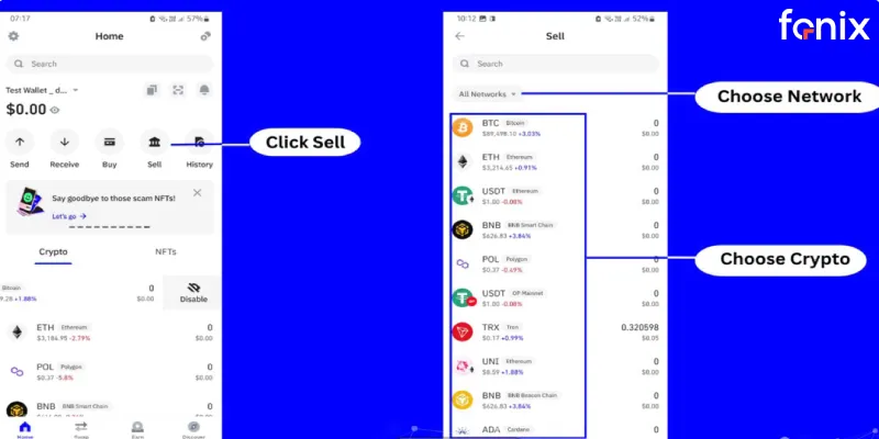 اتصال تراست ولت به صرافی غیرمتمرکز (DEX)