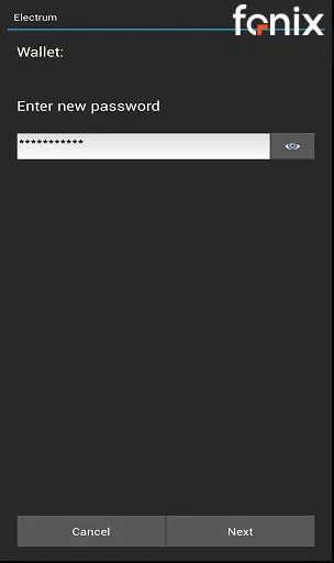 انتخاب رمز عبور (Password)
