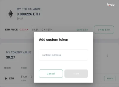 مرحله اول: نحوه اضافه کردن ارز دیجیتال به کیف پول MEW